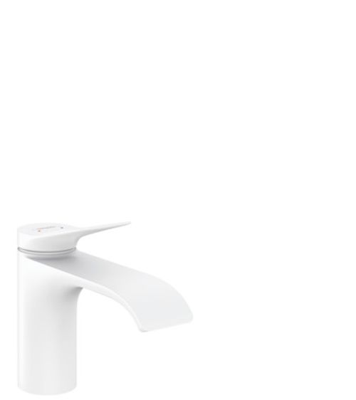 Hansgrohe-HG-Waschtischmischer-80-Vivenis-m-Zugstangen-Ablaufgarnitur-mattweiss-75010700 gallery number 1